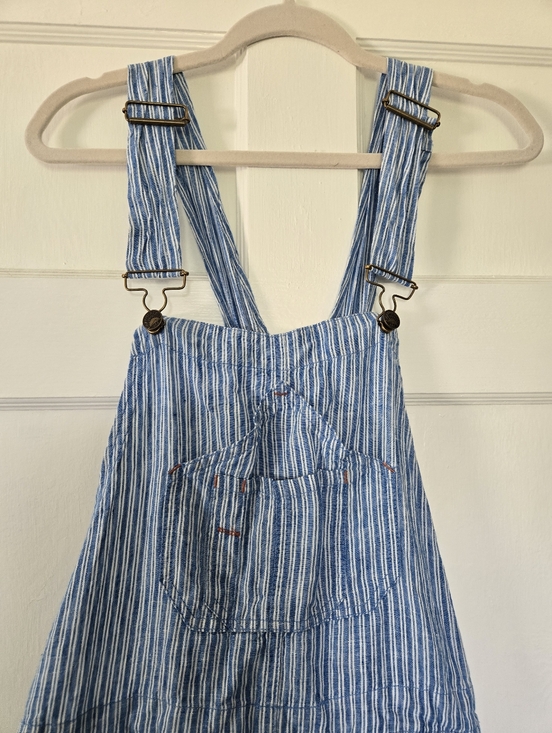 Faherty Pants - Faherty Mechanic Overall Railroad Stripe Size Large